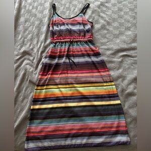 Athleta havannah rainbow stripe sun dress